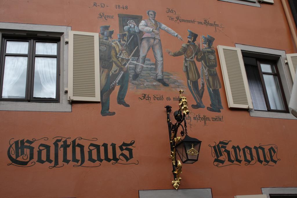 Die Krone Staufen-en-Brisgau Extérieur photo